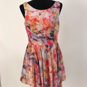 Betsey Johnson Tie Dye Splatter Party Dress
